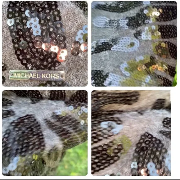 ❤️ Michael Kors   Sparkling Sequin sweater/dress   size L. Pl 37) - Picture 15 of 17